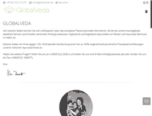 Tablet Screenshot of globalveda.de
